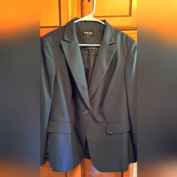 John Meyer of Norwich Jackets & Blazers - Ladies John Meyer Collection Blazar Studded Bling 16W Texas Style Dallas Career